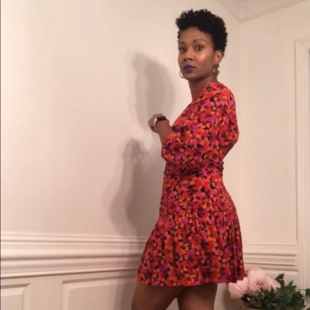 Flirty floral dress by Derek Lam.